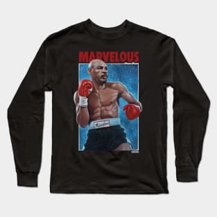 Marvin Hagler Long Sleeve T-Shirt